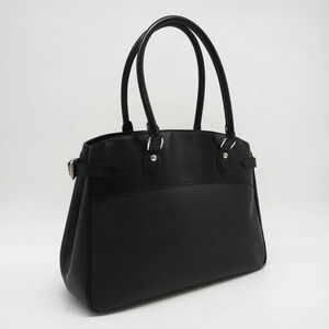 Louis Vuitton Epi Passy Handbag Black Grain Leather